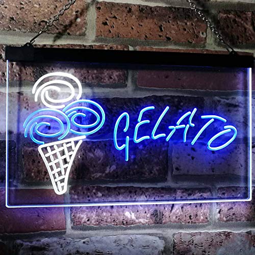 Gelato Dual LED Neon Light Sign